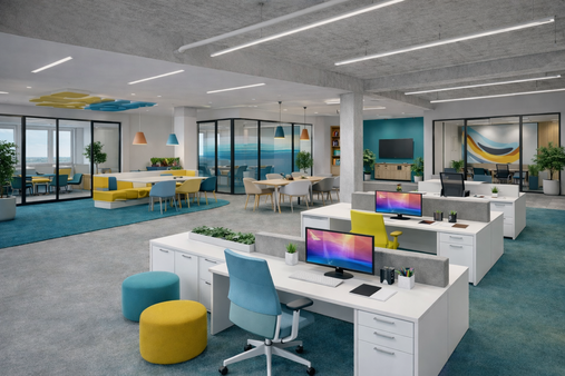 Beispielhafter Ausbau - Bürofläche in 69123 Heidelberg mit 430m² mieten