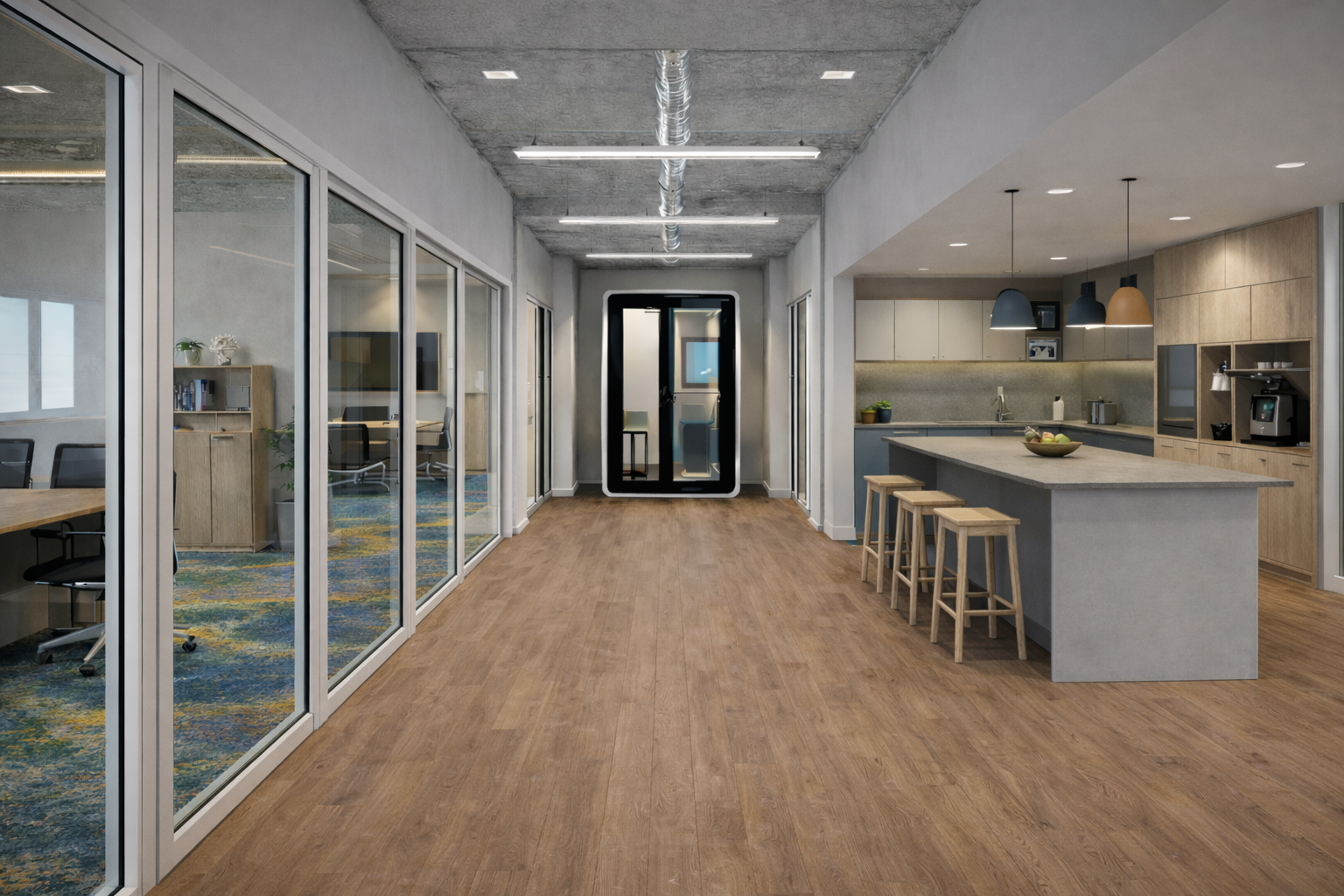 Beispielhafter Ausbau - Bürofläche in 69123 Heidelberg mit 430m² mieten