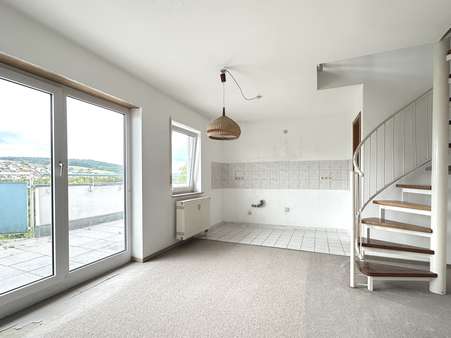 Wohnen und Essen mit Küche - Maisonette-Wohnung in 97980 Bad Mergentheim mit 57m² kaufen