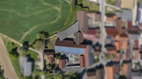 Luftaufnahme - Landwirtschaftlicher Betrieb in 97957 Wittighausen mit 166m² kaufen