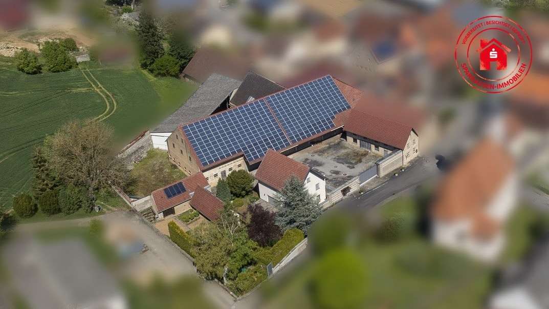Luftaufnahme - Landwirtschaftlicher Betrieb in 97957 Wittighausen mit 166m² kaufen