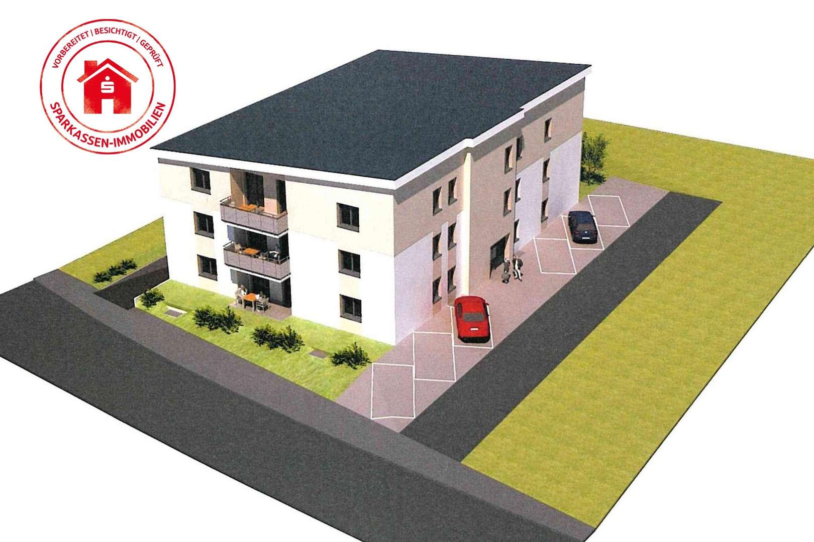 Ansicht Ansicht - Etagenwohnung in 97980 Bad Mergentheim mit 78m² kaufen