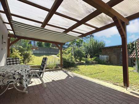 Terrasse - Doppelhaushälfte in 97285 Röttingen mit 125m² kaufen