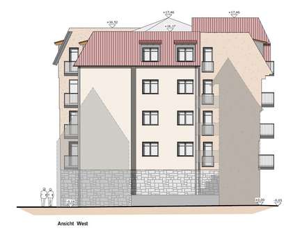 Ansicht West - Appartement in 97877 Wertheim mit 136m² kaufen