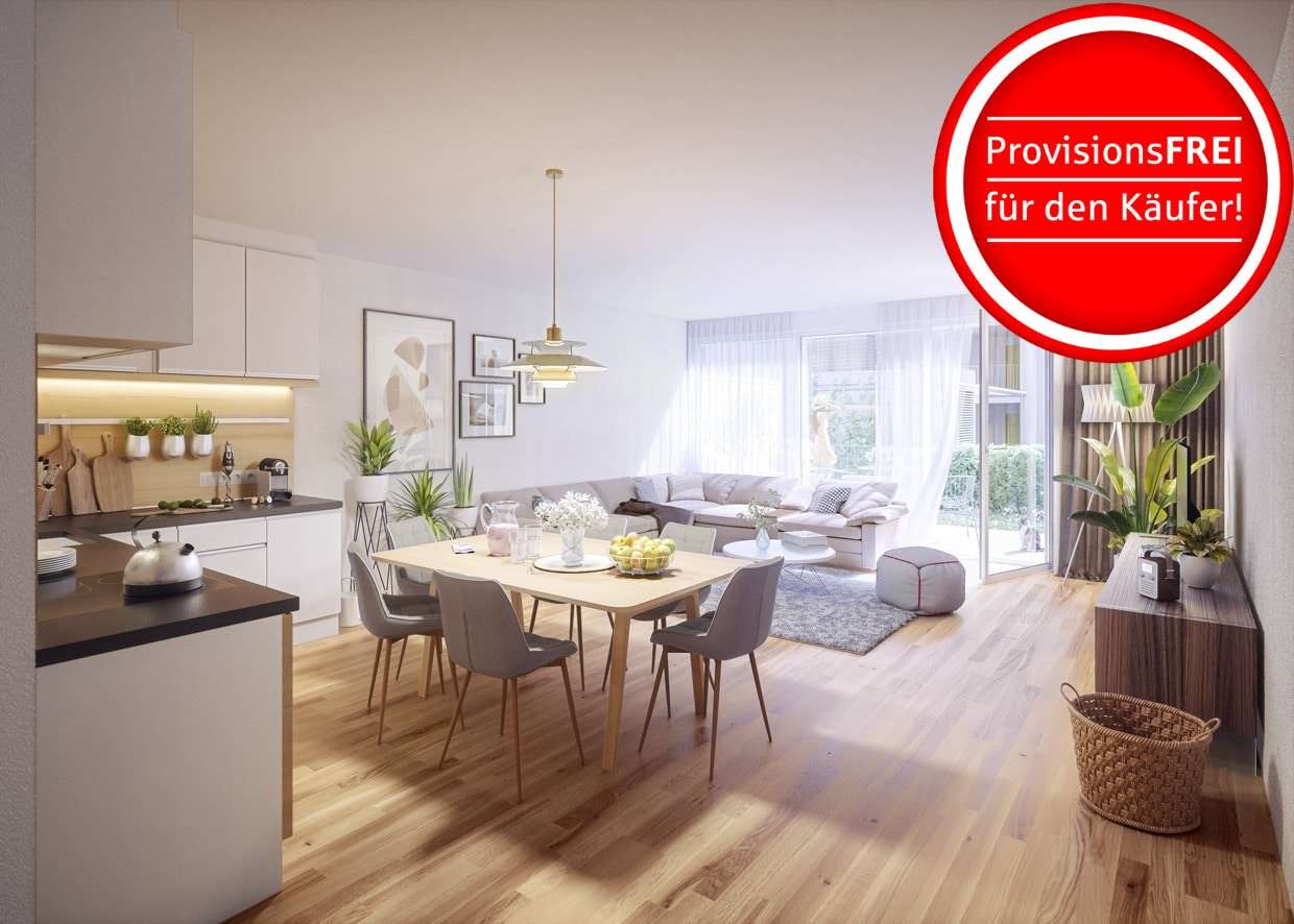 Visualisierung Innenraum EG Visualisierung Innenraum EG - Wohnung in 79114 Freiburg mit 121m² kaufen