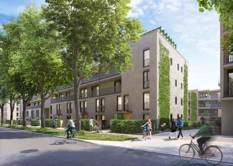 Visualisierung_Aussenansicht - Wohnung in 79114 Freiburg mit 118m² kaufen