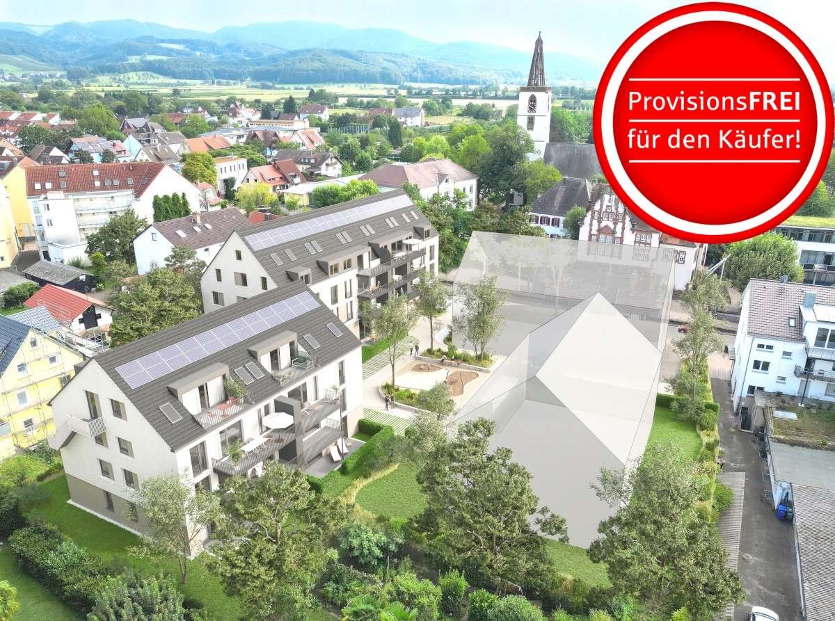Visualisierung Bauvorhaben Sommerhöfe (links) - Büro in 79211 Denzlingen mit 135m² kaufen