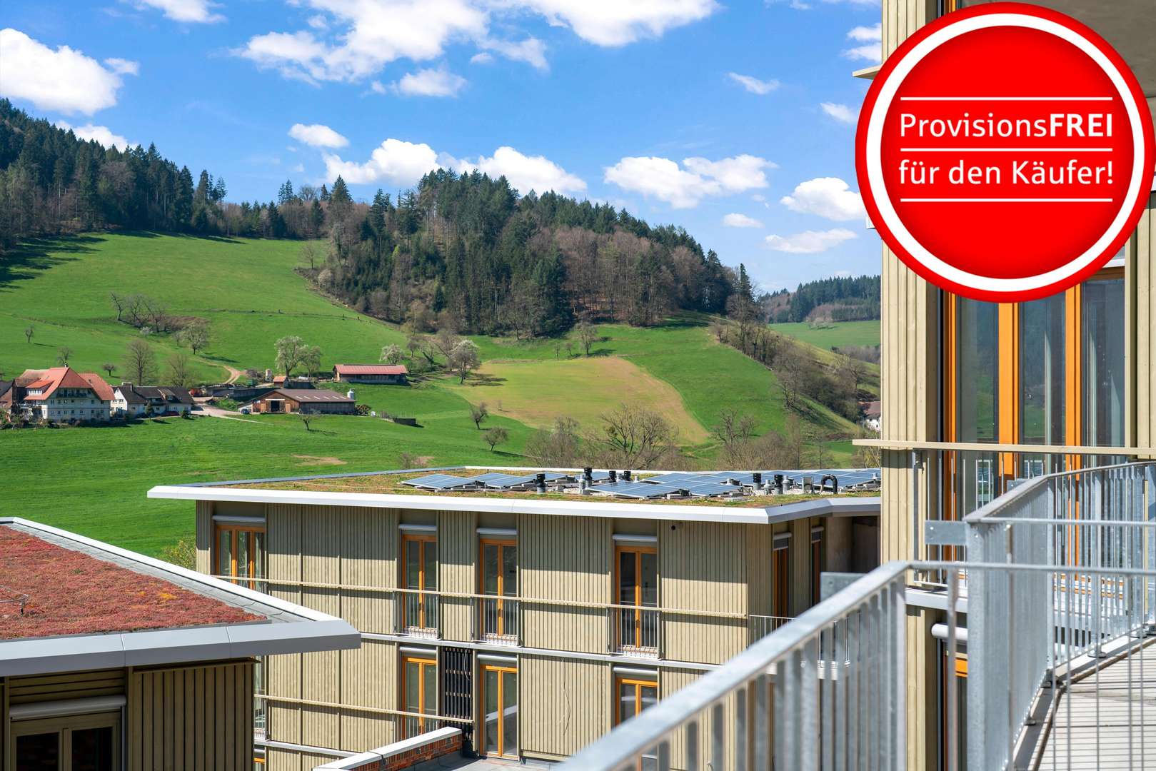 Ausblick Kohlenbacher Tal - Etagenwohnung in 79183 Waldkirch mit 125m² kaufen