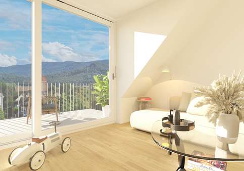 Ausblick Richtung Schwarzwald Ausblick Richtung Schwarzwald - Galerie in 79211 Denzlingen mit 128m² kaufen