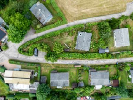 Grundstücksansicht Drohne - Einfamilienhaus in 79853 Lenzkirch mit 62m² kaufen