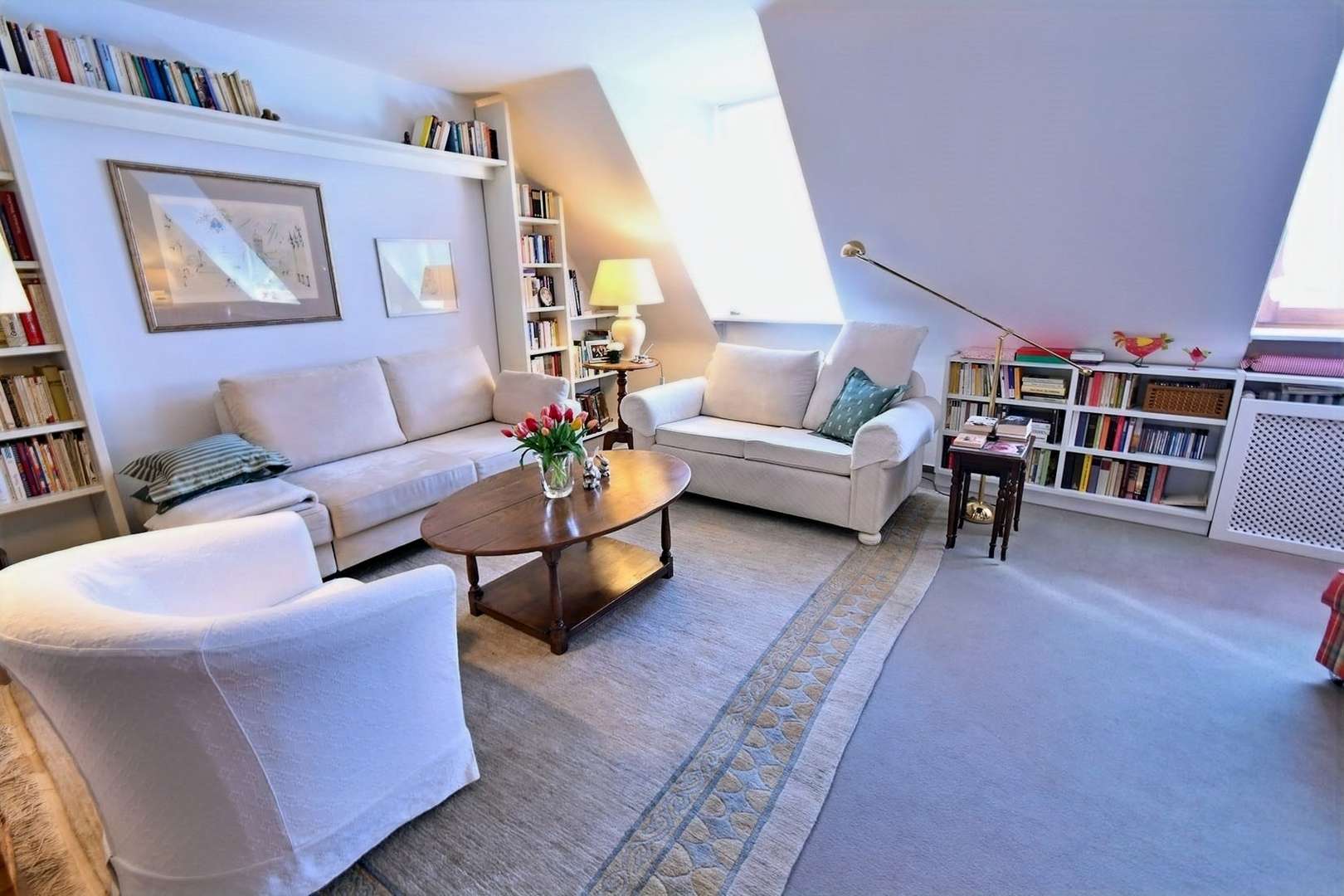 Wohnzimmer - Maisonette-Wohnung in 79183 Waldkirch mit 80m² kaufen