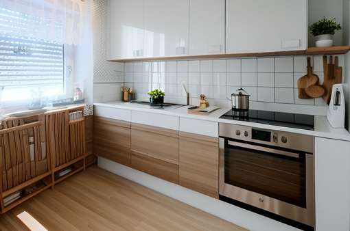 Küche - Virtuelles Home Staging - Erdgeschosswohnung in 79183 Waldkirch mit 80m² kaufen