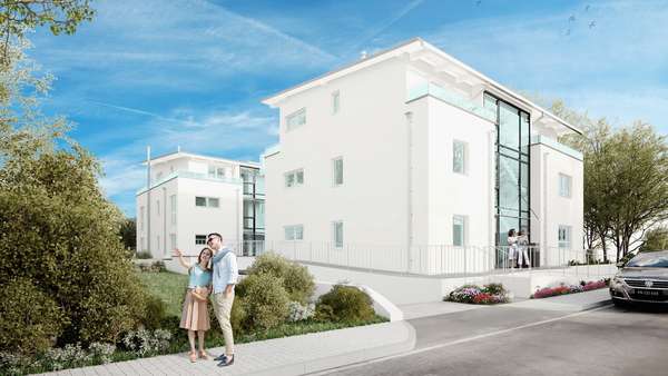 Ansicht-Nord-Ost KI generiert - Erdgeschosswohnung in 79194 Heuweiler mit 125m² kaufen