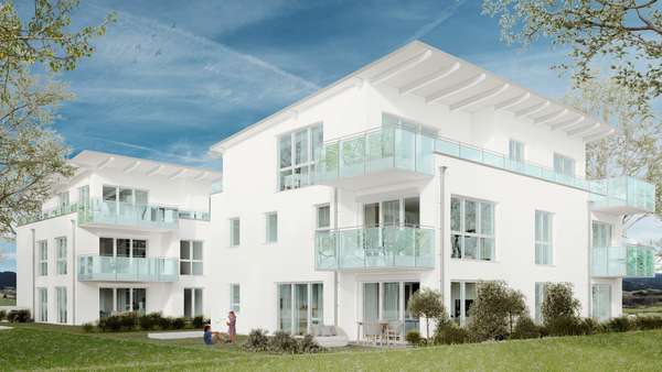 Ansicht-Sued-West KI generiert - Erdgeschosswohnung in 79194 Heuweiler mit 125m² kaufen