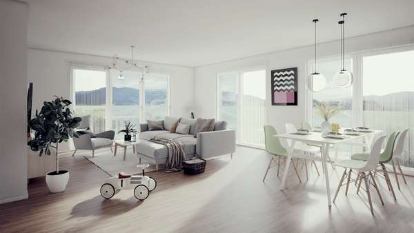 KI generierte Innenvisualisierung ETW A1 - Erdgeschosswohnung in 79194 Heuweiler mit 125m² kaufen
