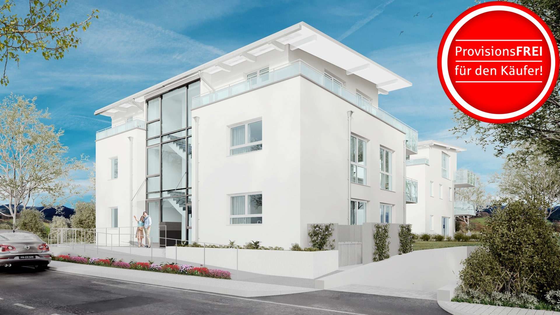 Ansicht-Nord-West KI-generiert Ansicht-Nord-West KI-generiert - Etagenwohnung in 79194 Heuweiler mit 79m² kaufen