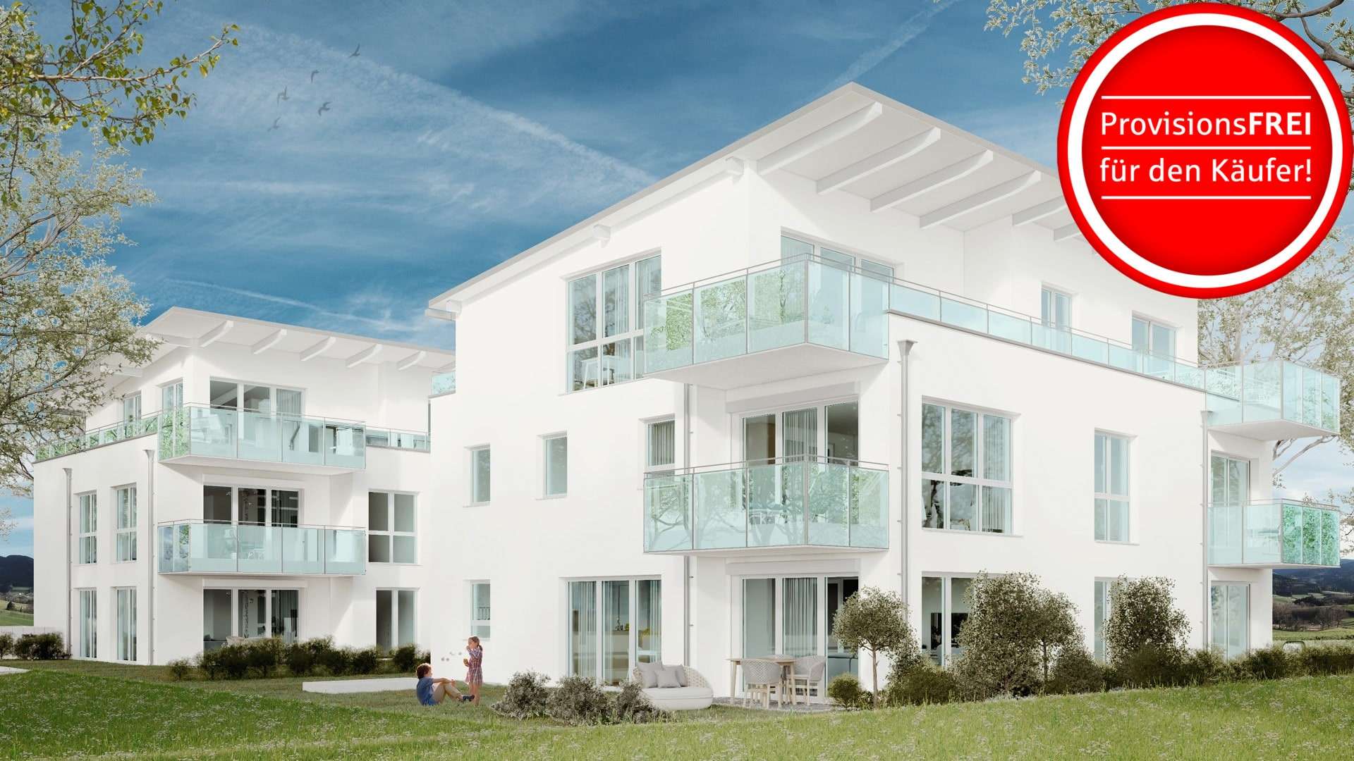 Ansicht-Sued-West KI-generiert - Etagenwohnung in 79194 Heuweiler mit 124m² kaufen