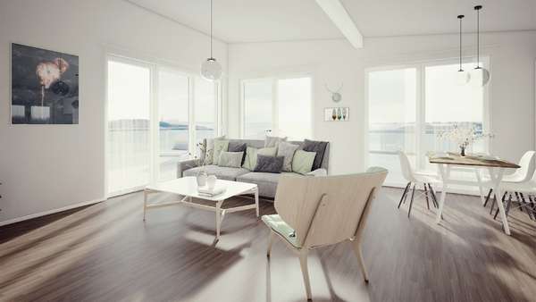 KI generierte Beispiel-Innenvisualisierung - Etagenwohnung in 79194 Heuweiler mit 124m² kaufen