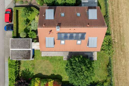 Drohnenaufnahme - Einfamilienhaus in 79194 Heuweiler mit 311m² kaufen