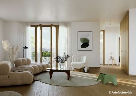Wohnbeispiel - Dachgeschosswohnung in 79183 Waldkirch mit 80m² kaufen