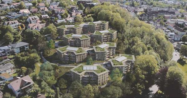 Blick auf das visualisierte Neubauvorhaben - Erdgeschosswohnung in 79183 Waldkirch mit 89m² kaufen