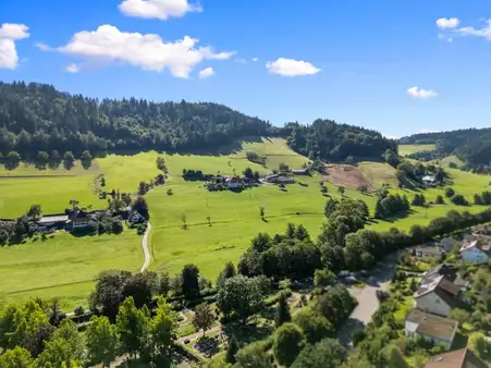 Ausblicke in die Natur an der Sonnhalde in Waldkirch