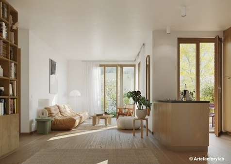 Wohnbeispiel - Dachgeschosswohnung in 79183 Waldkirch mit 36m² kaufen