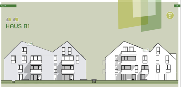 Haus B1 und Haus B2 - Erdgeschosswohnung in 79369 Wyhl mit 84m² kaufen