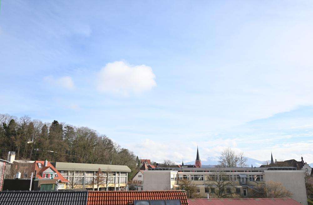 Blick  von der Dachloggia - Dachgeschosswohnung in 79312 Emmendingen mit 105m² kaufen