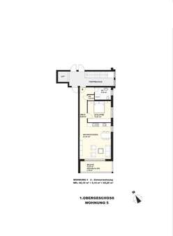 Grundriss Wohnung 5 - Etagenwohnung in 79539 Lörrach mit 65m² kaufen