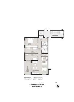 Grundriss Wohnung 6 - Etagenwohnung in 79539 Lörrach mit 109m² kaufen