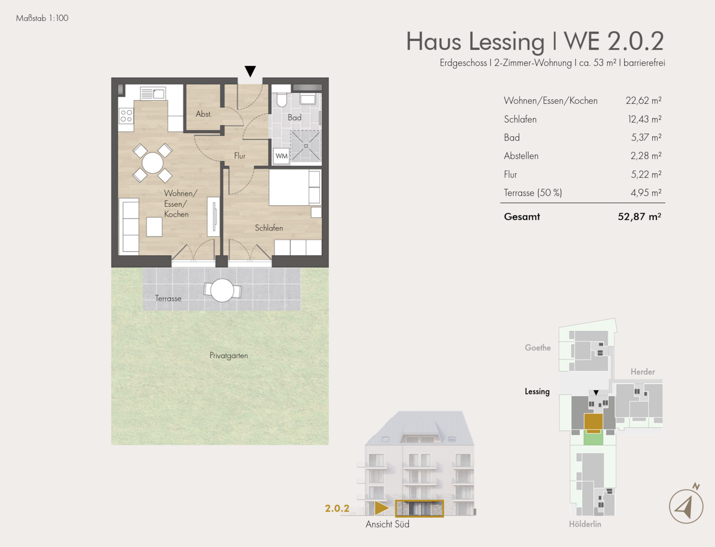 WE 2.0.2_Grundriss - Erdgeschosswohnung in 79618 Rheinfelden mit 52m² kaufen