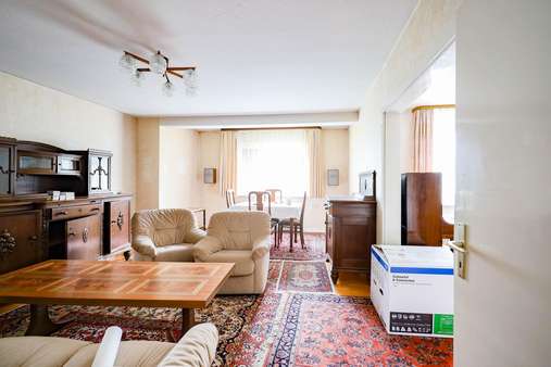 Wohnzimmer - Doppelhaushälfte in 79618 Rheinfelden mit 122m² kaufen