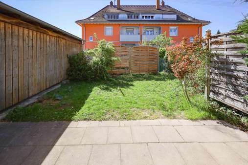 Garten/Terrasse Südwest - Reihenendhaus in 79576 Weil am Rhein mit 135m² kaufen