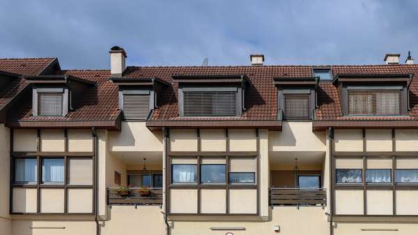 Ansicht Süd-Ost Ansicht Süd-Ost - Reihenmittelhaus in 79539 Lörrach mit 98m² kaufen