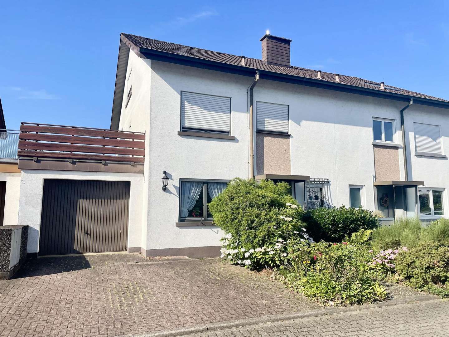 Hausansicht Hausansicht - Doppelhaushälfte in 79639 Grenzach-Wyhlen mit 118m² kaufen