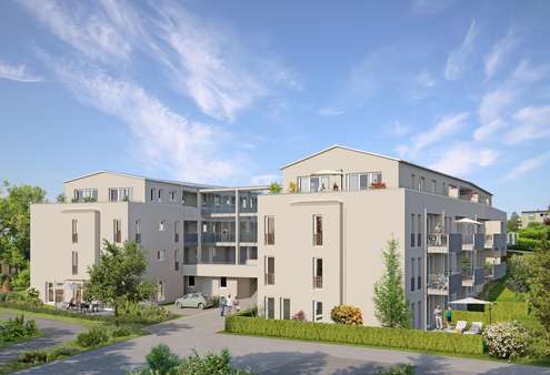 unverbindliche Visualisierung von Nordwesten - Appartement in 79379 Müllheim mit 80m² kaufen
