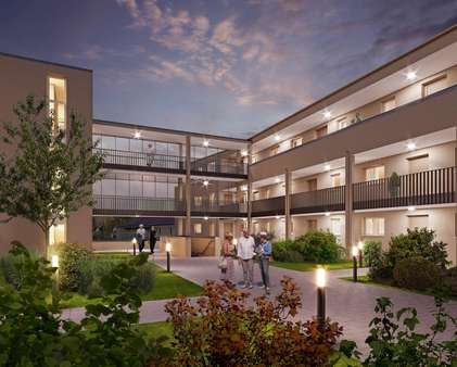 Visualisierung Innenhof - Appartement in 79379 Müllheim mit 80m² kaufen