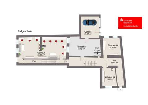 Grundriss EG - Mehrfamilienhaus in 79713 Bad Säckingen mit 377m² kaufen