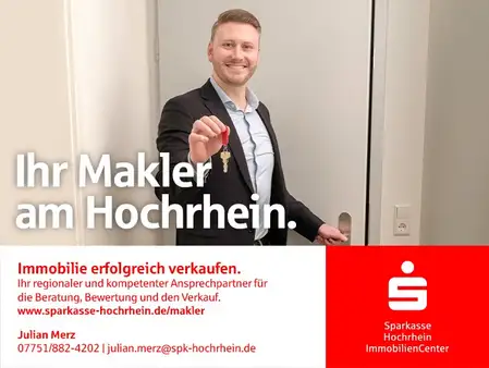 Helle 2-Zimmer-EG-Wohnung mit Balkon in Bad Säckingen – altersgerecht, idyllisch und gepflegt