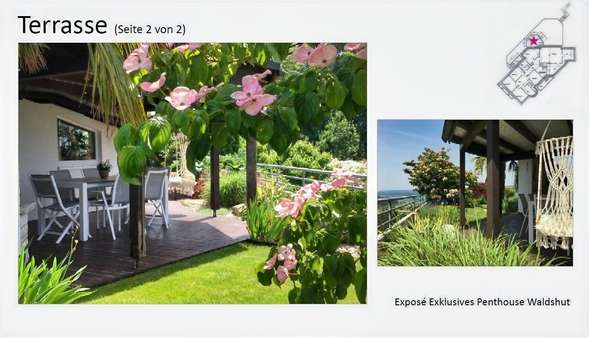 Ansichten Terrasse Ansichten Terrasse - Penthouse-Wohnung in 79761 Waldshut-Tiengen mit 288m² kaufen