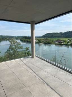 Aussicht vom Balkon - Etagenwohnung in 79761 Waldshut-Tiengen mit 96m² mieten
