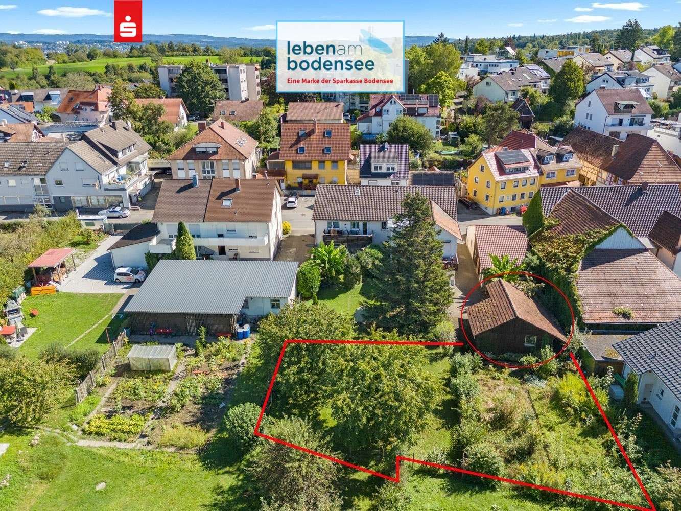Drohnenaufnahme Ost Drohnenaufnahme Ost - Grundstück in 78465 Konstanz mit 504m² kaufen