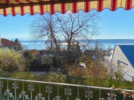 Aussicht vom Balkon - Villa in 88662 Überlingen mit 240m² kaufen