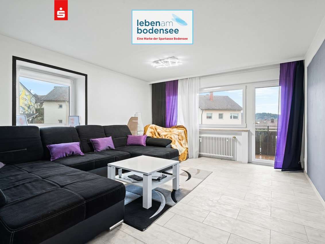 Wohnzimmer Wohnzimmer - Etagenwohnung in 78333 Stockach mit 92m² kaufen