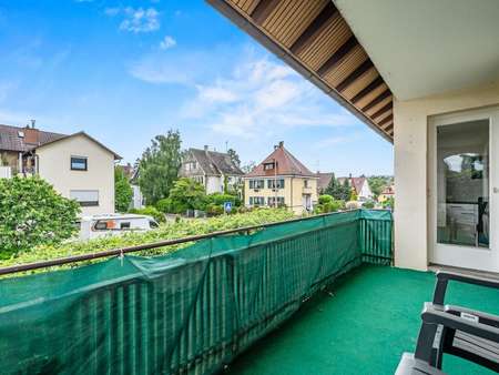 Blick vom Balkon auf die Wohnumgebung - Zweifamilienhaus in 88662 Überlingen mit 204m² kaufen