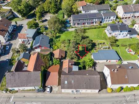 Ansicht von oben - Grundstück in 78465 Konstanz mit 1314m² kaufen