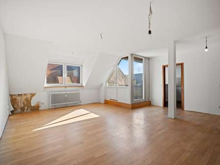 Wohnzimmer - Etagenwohnung in 88677 Markdorf mit 76m² kaufen