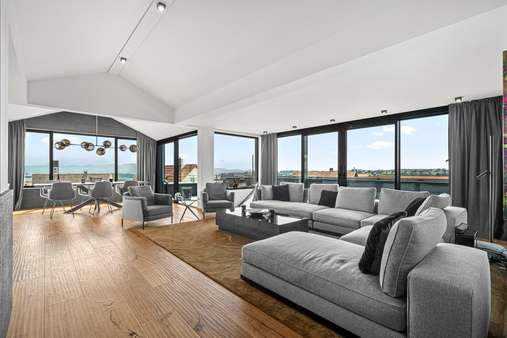 Wohnzimmer Wohnzimmer - Penthouse-Wohnung in 88048 Friedrichshafen mit 267m² kaufen