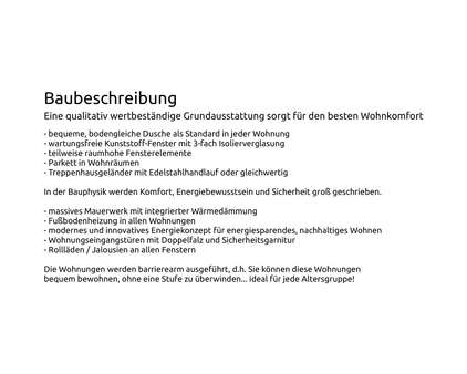 Baubeschreibung - Mehrfamilienhaus in 88069 Tettnang mit 343m² kaufen